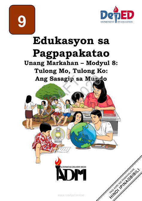 mga nagpapatunay ng pagtutulungan 5 example|Grade 9 Edukasyon sa Pagpapakatao Modyul: Pananagutan sa .
